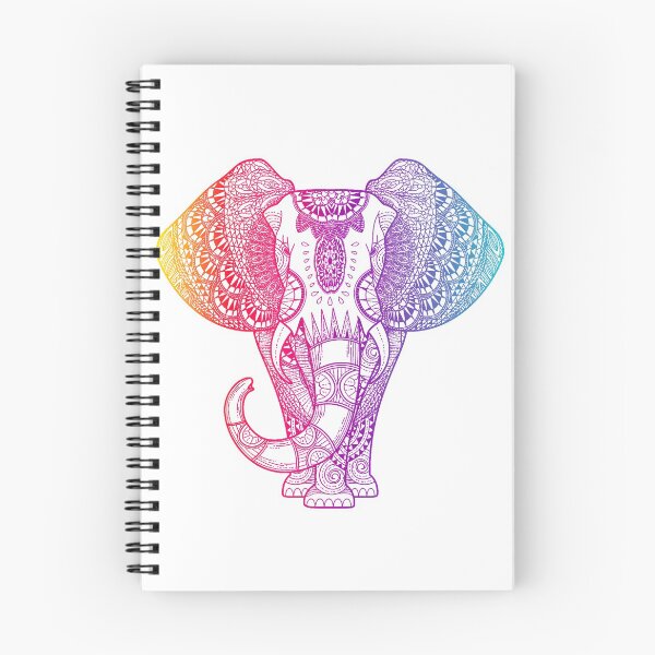 Item preview, Colorful Rainbow Elephant designed and sold by maryedenoa.