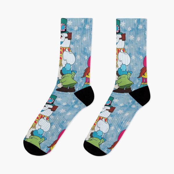 Item preview, Frosty and friens under snowflakes designed and sold by GSunrise.