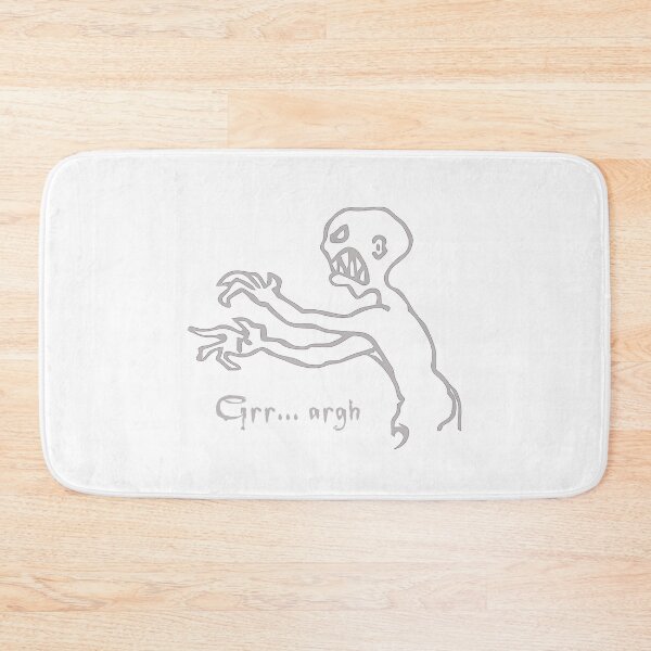 Item preview, Grey Grrr Argh Monster, Grr Arghh, Buffy the Vampire Slayer, Mutant Enemy, 90s, BTVS, Zombie, Joss Whedon, Angel, Buffering, Pop Culture, Zombie designed and sold by S Hazelwood .
