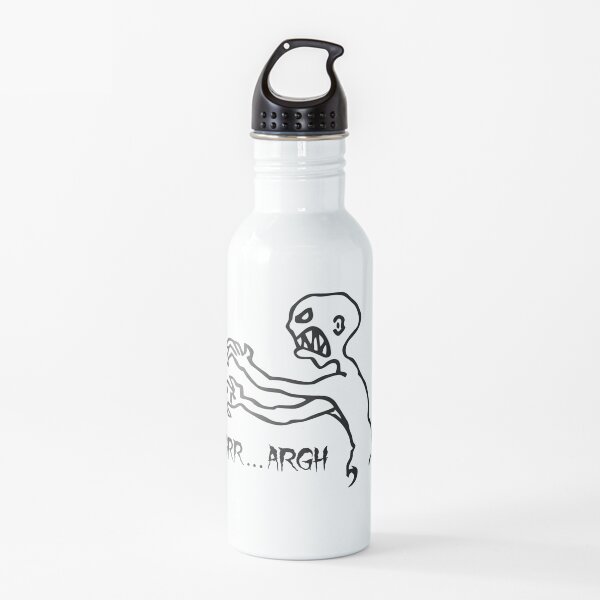 Ats Water Bottle Redbubble - escape the zombie infected mall roblox obby youtube