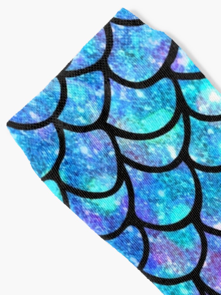 Discover Purples & Blues Mermaid scales | Socks