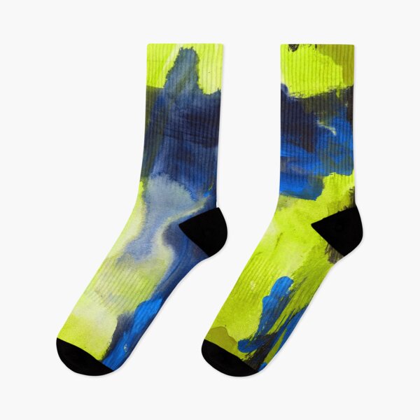 Item preview, Abstract Window Bright Yellow & Electric Blue  designed and sold by Niina  Niskanen.