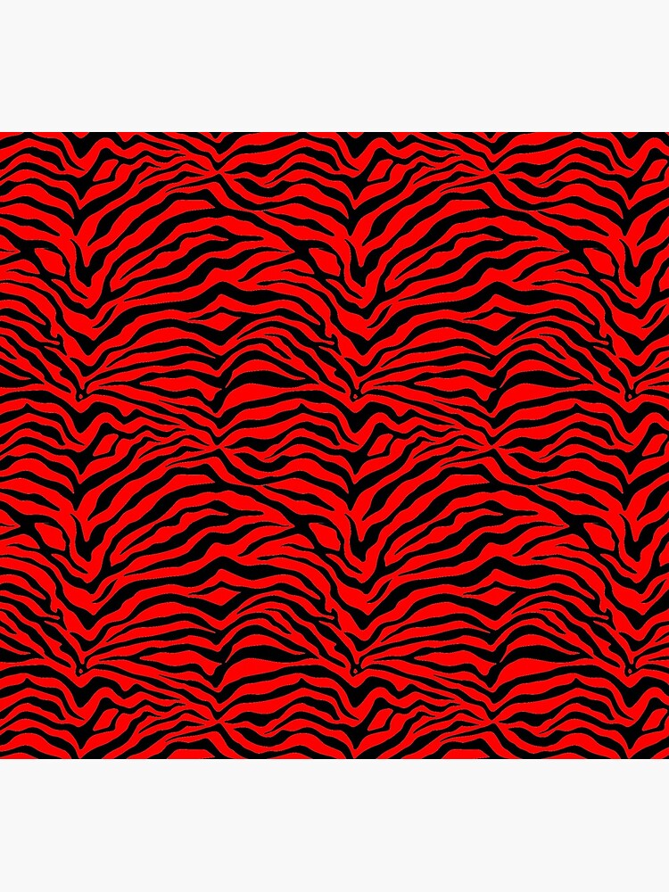 "Zebra Stripes Animal Print Red Black Stripe Zebras Pattern " iPhone