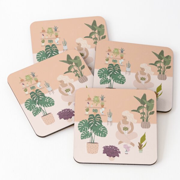 Item preview, Plant Lady with her favorite plants designed and sold by Katharina  von Freeden.