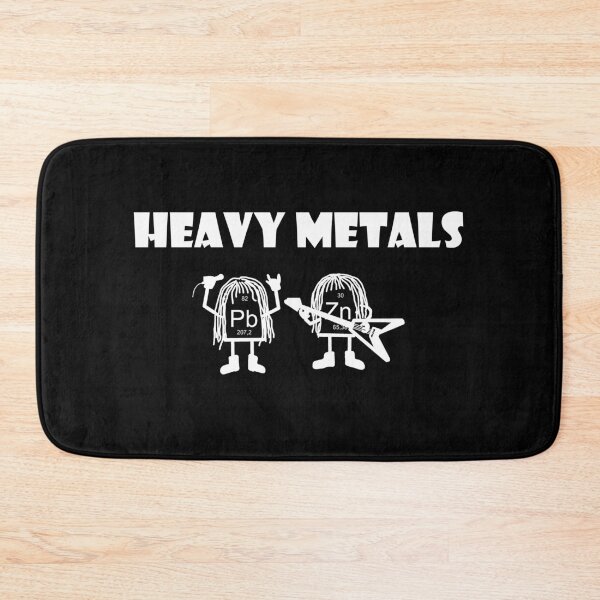 Item preview, Heavy metals, heavy metals rock, chemist periodic table designed and sold by Garaunt - The bavarian brute.