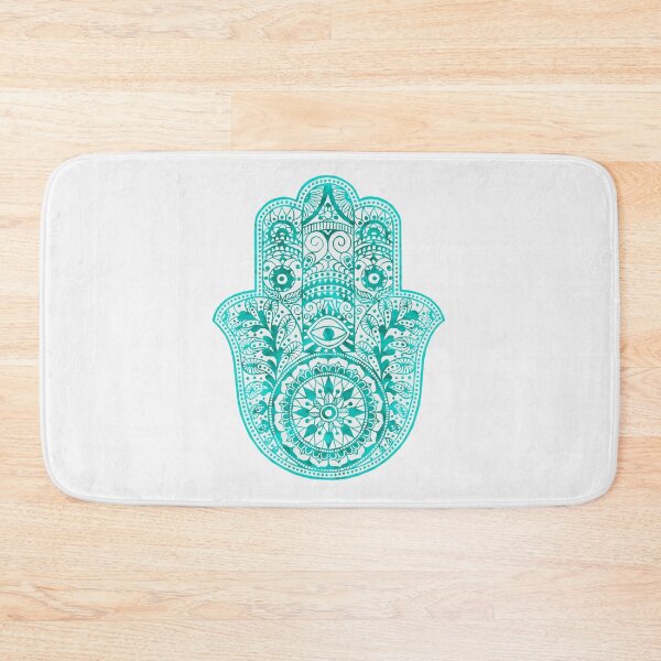 Item preview, Turquoise Hamsa Hand designed and sold by maryedenoa.