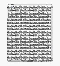 Brazilian Jiu Jitsu Black iPad Case/Skin