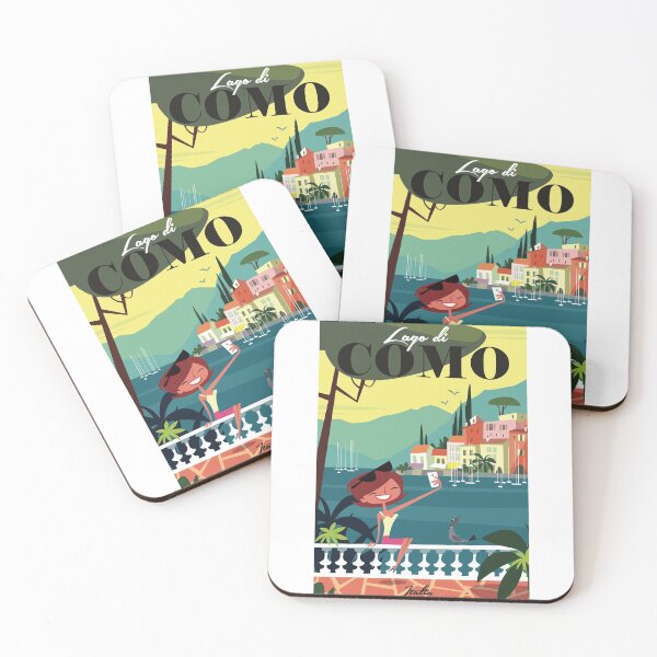 Item preview, Lake Como poster designed and sold by GAGodel.
