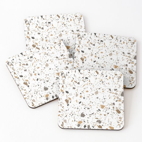 Item preview, Floor Pattern - traditional terrazzo ombre and brown designed and sold by Yellow-Studio.