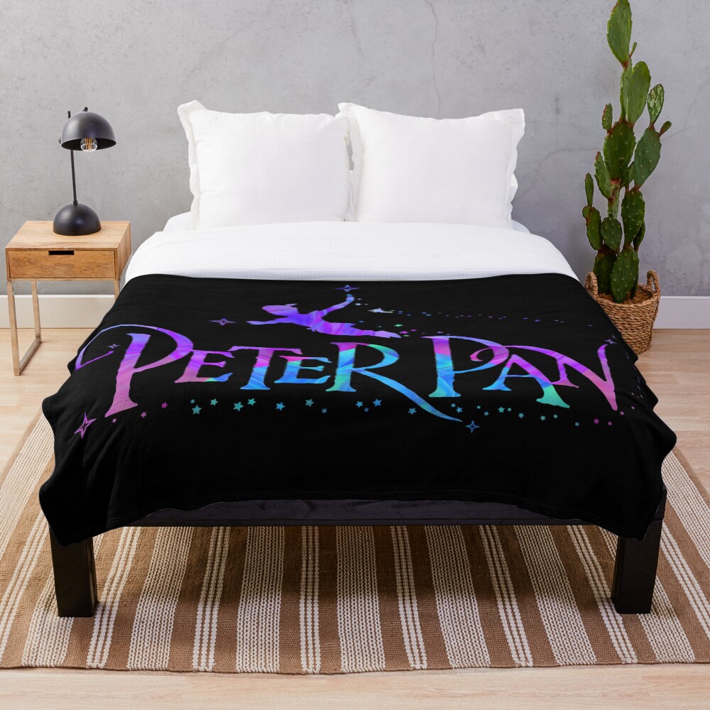 "peter pan" Throw Blanket for Sale by maryedenoa Redbubble