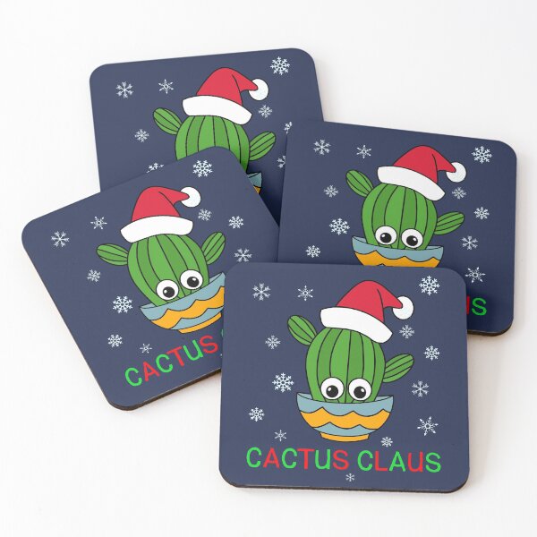 Item preview, Cactus Claus - Cactus With A Santa Hat In A Bowl designed and sold by DreamCactus.