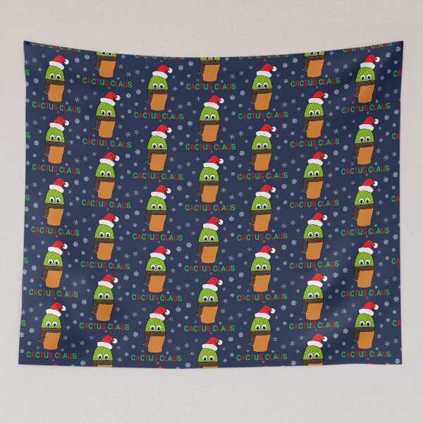 Item preview, Cactus Claus - Cute Cactus With Christmas Scarf designed and sold by DreamCactus.