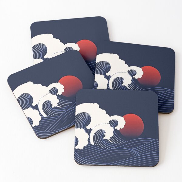 Item preview, Japanese Wave  designed and sold by ThaphadaArtGall.