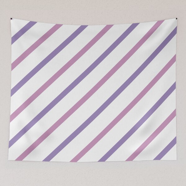Item preview, Violet and Pink Stripes designed and sold by BloomCatB.