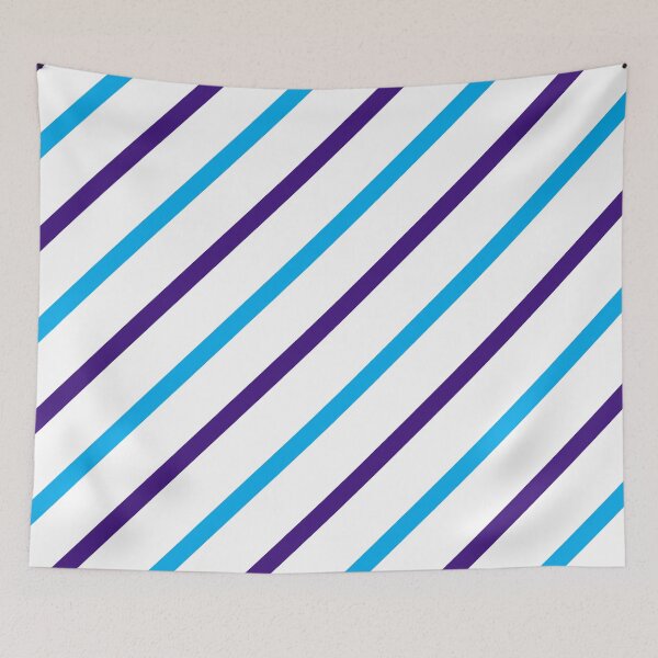 Item preview, Violet and Blue Stripes designed and sold by BloomCatB.