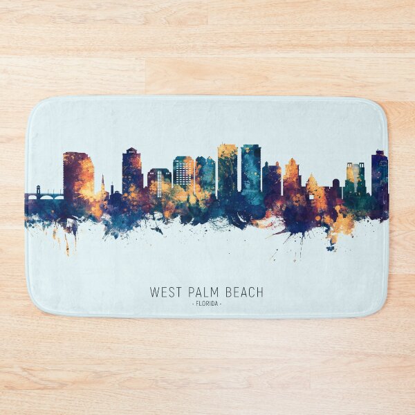 Item preview, West Palm Beach Florida Skyline designed and sold by ArtPrints.