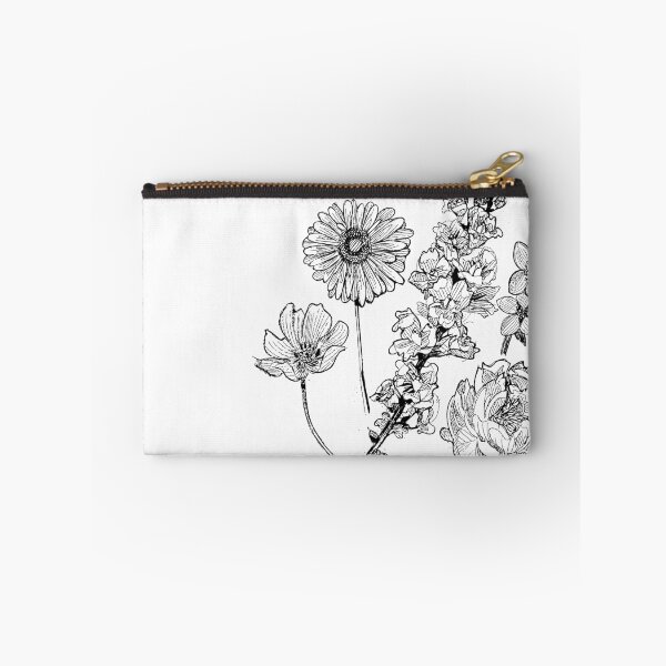 Item preview, Flower Sketch Illustration - Gerbera, Snapdragon, Rose, Plum Blossom, Cosmos designed and sold by pixiegutsGB.