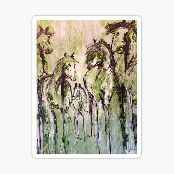 horses Sticker