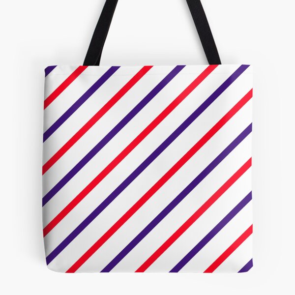 Item preview, Violet-Blue and Red Stripes designed and sold by BloomCatB.