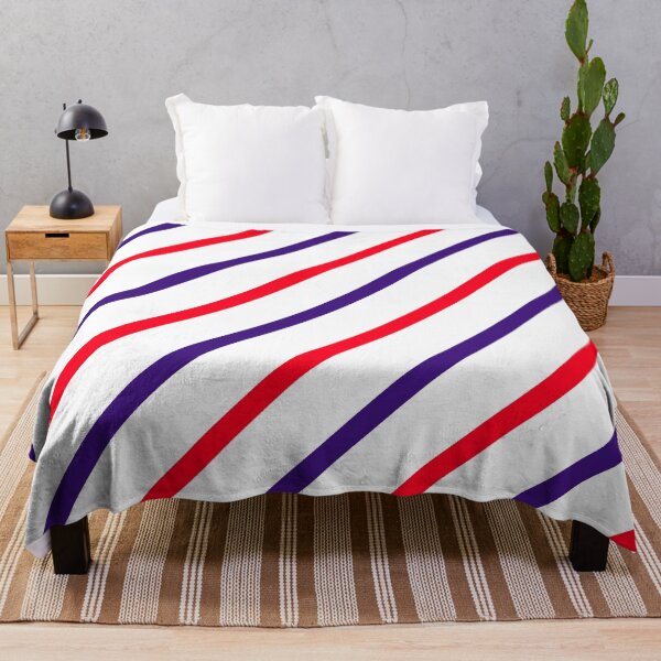 Item preview, Violet-Blue and Red Stripes designed and sold by BloomCatB.