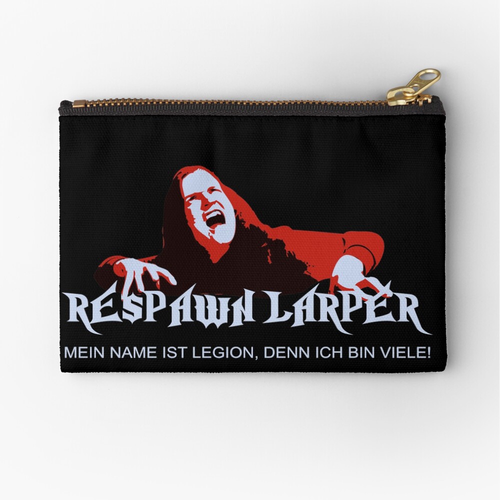 RespawnLARPer - My name is Legion Zipper Pouch
