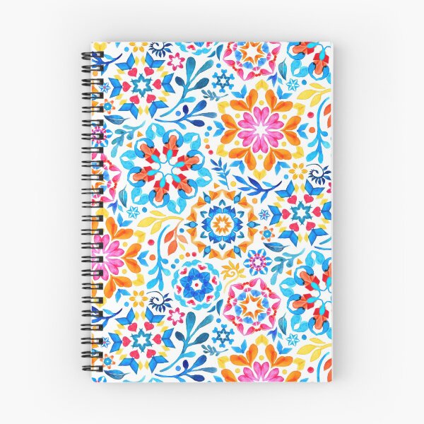 Item preview, Watercolor Kaleidoscope Floral - brights designed and sold by micklyn.