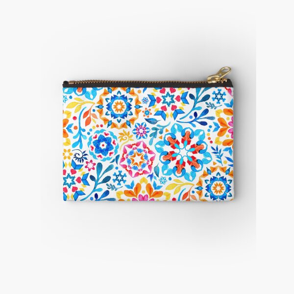 Item preview, Watercolor Kaleidoscope Floral - brights designed and sold by micklyn.