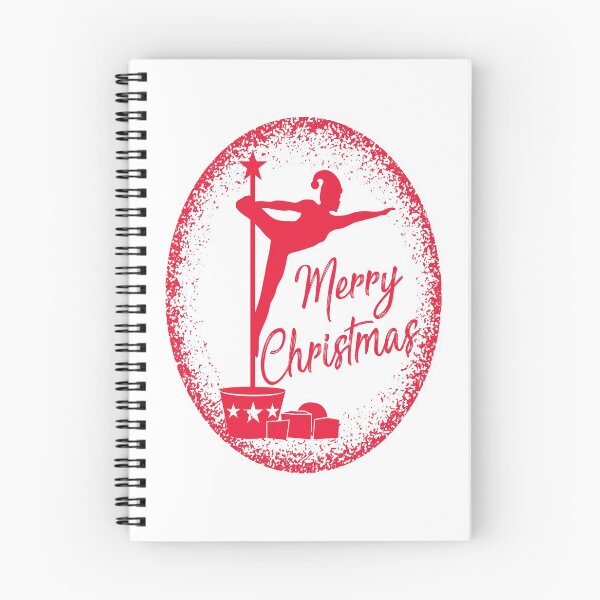 Item preview, Pole fitness dancer Merry Christmas design designed and sold by Gerald Waters.
