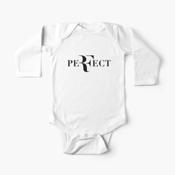 Perfect Roger federer logo Noir Body manches longues