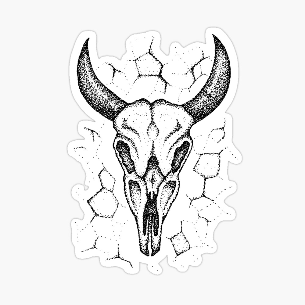 Temporary Tattoo Bulls Skull Longhorn Bohemian Boho Tattoos Realistic Thin  Durable Waterproof - Etsy