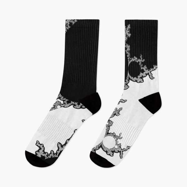 Item preview, Mandelbrot Set - Monochrome Outline  designed and sold by Rupert Russell.