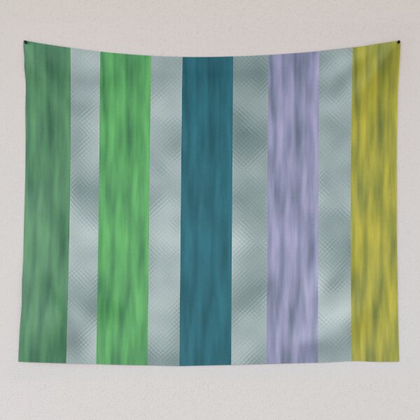 Item preview, Colorful Metallic Stripes designed and sold by BloomCatB.