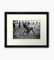 REAL WWE Framed Print
