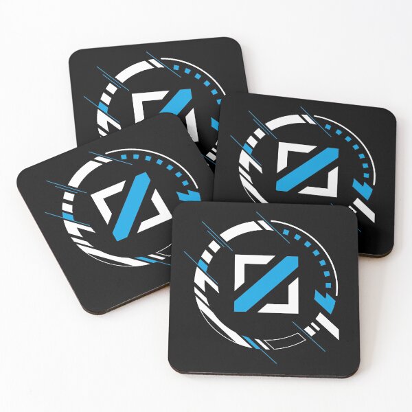 LoL Mid Lane Gamer Icon Coasters (Set of 4)