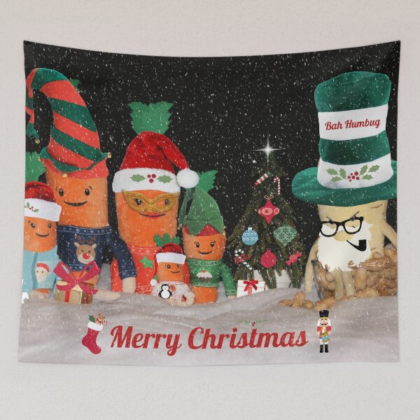 Item preview, Carrot Family Says MERRY CHRISTMAS designed and sold by AnnDixon.