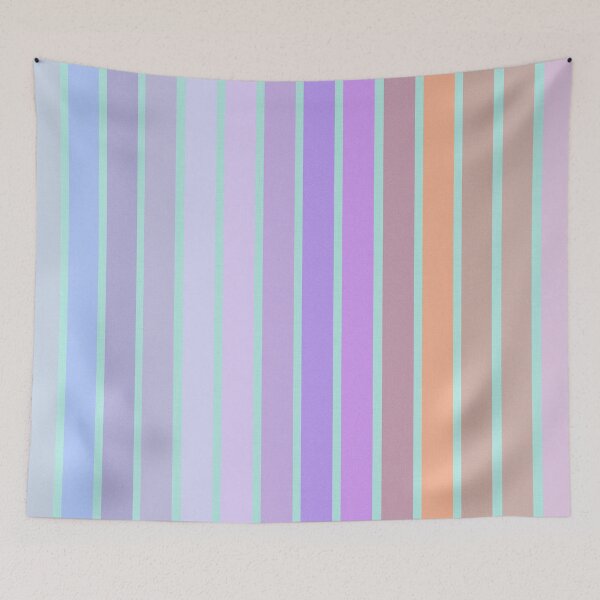 Item preview, Multiple Pastel Linen-Textured Stripes designed and sold by BloomCatB.