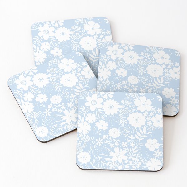 Item preview, Baby Blue Flowers designed and sold by smileykty.