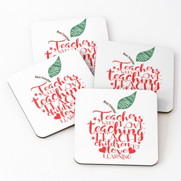 Item preview, Word art apple Teacher Appreciation Gift, teacher who love teaching teach children to love learning designed and sold by TheArtyApples.