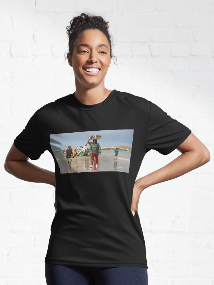 Alternate view of Back Fishing Day Active T-Shirt