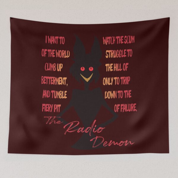 Item preview, I Want To Watch The Scum of The Earth Struggle- The Radio Demon ::Hazbin Hotel:: designed and sold by Vixxen92.
