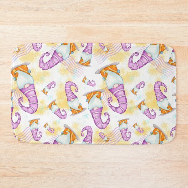 Item preview, Yellow & Purple Christmas Gnome designed and sold by bellamells.