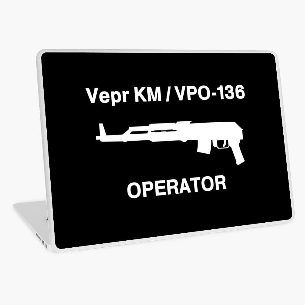 Vepr Km Vpo 136 Operator Laptop Skin By Soronelite Redbubble