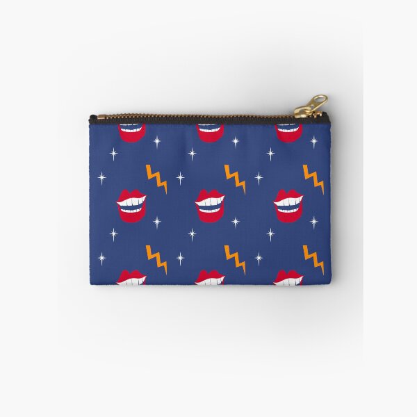 Item preview, Crazy Nights (blue) designed and sold by The Wallpaper Files.