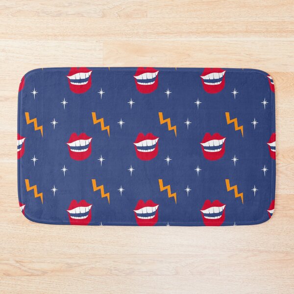 Item preview, Crazy Nights (blue) designed and sold by The Wallpaper Files.