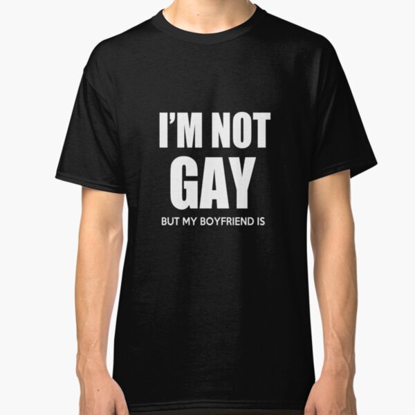 Snl Not Gay T Shirts Redbubble - i'm gay roblox shirt