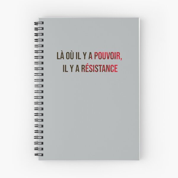 Item preview, 'Where there is power, there is resistance' - Foucault designed and sold by Blacklinesw9.