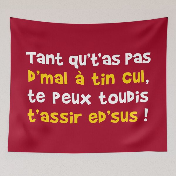 Item preview, As long as you have no trouble in your ass, you can always sit down! designed and sold by humour-chti.