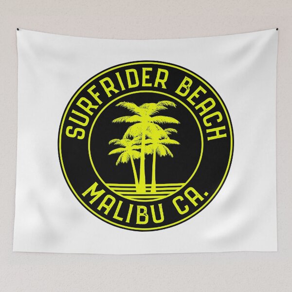 Item preview, Surfrider Beach California Surf Surfing Los Angeles Malibu designed and sold by DESTINATIONS DECAL.
