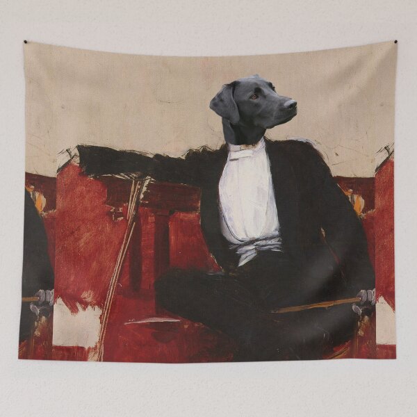 Item preview, Black Victorian Lab designed and sold by Loveday Funck.