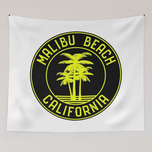 Item preview, Malibu Beach California Surf Surfing Los Angeles  designed and sold by DESTINATIONS DECAL.